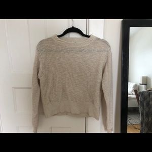Cream Everlane sweater